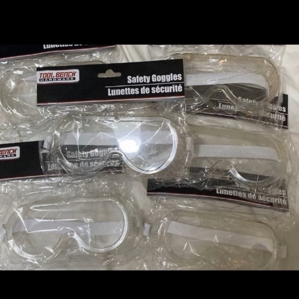 Chemical splash safety goggles 10 pairs